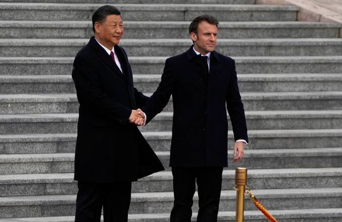 Макрон пригрозив Китаю європейськими тарифами Макрон пригрозив Китаю європейськими тарифами